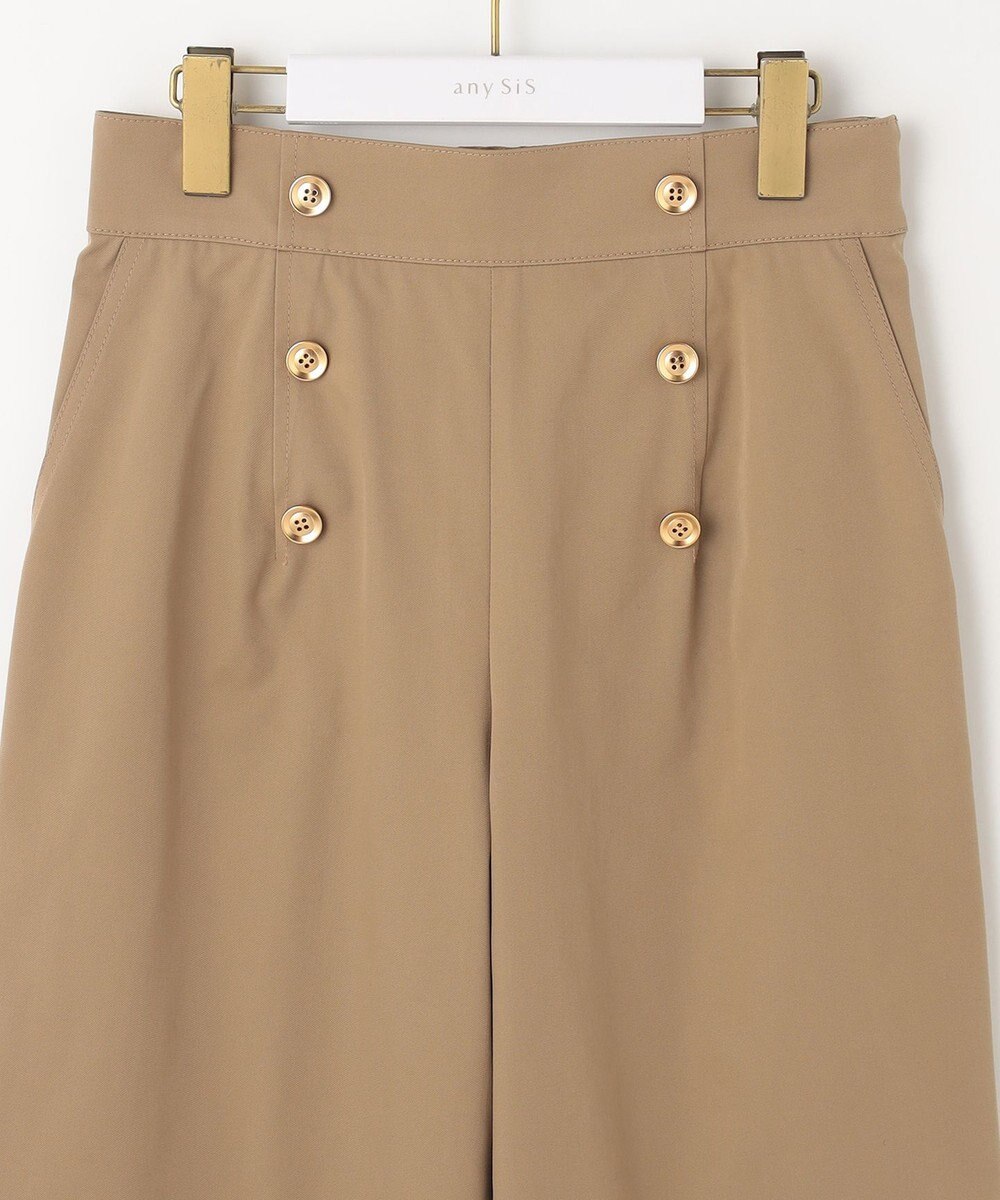 ANY SIS 【洗える】マリンディテール ワイドパンツ 