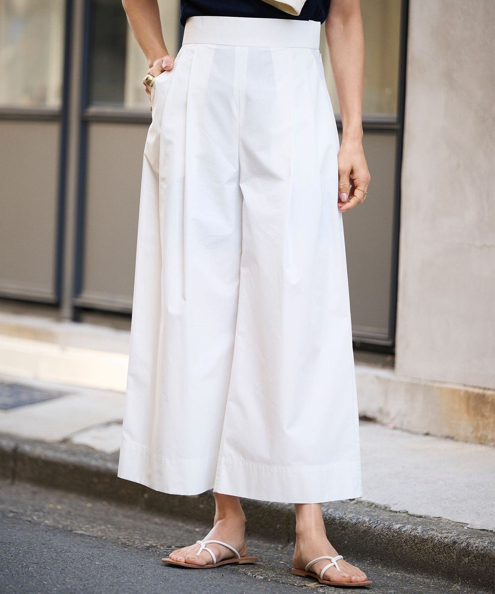 #Newans 【セレモニーにも】スカートライクワイドパンツ 