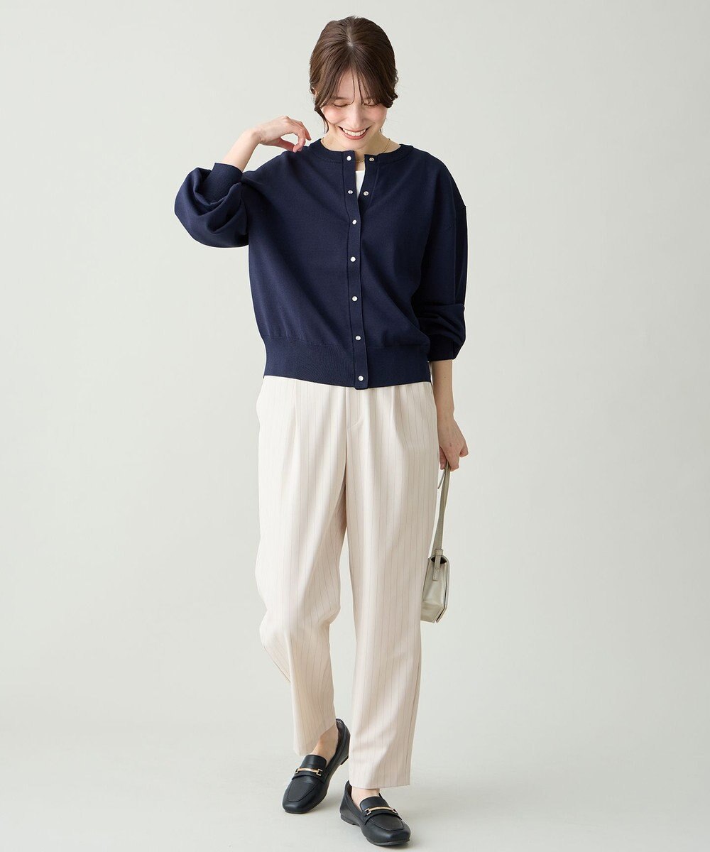 ANY スプリングカラーニットカーディガン 