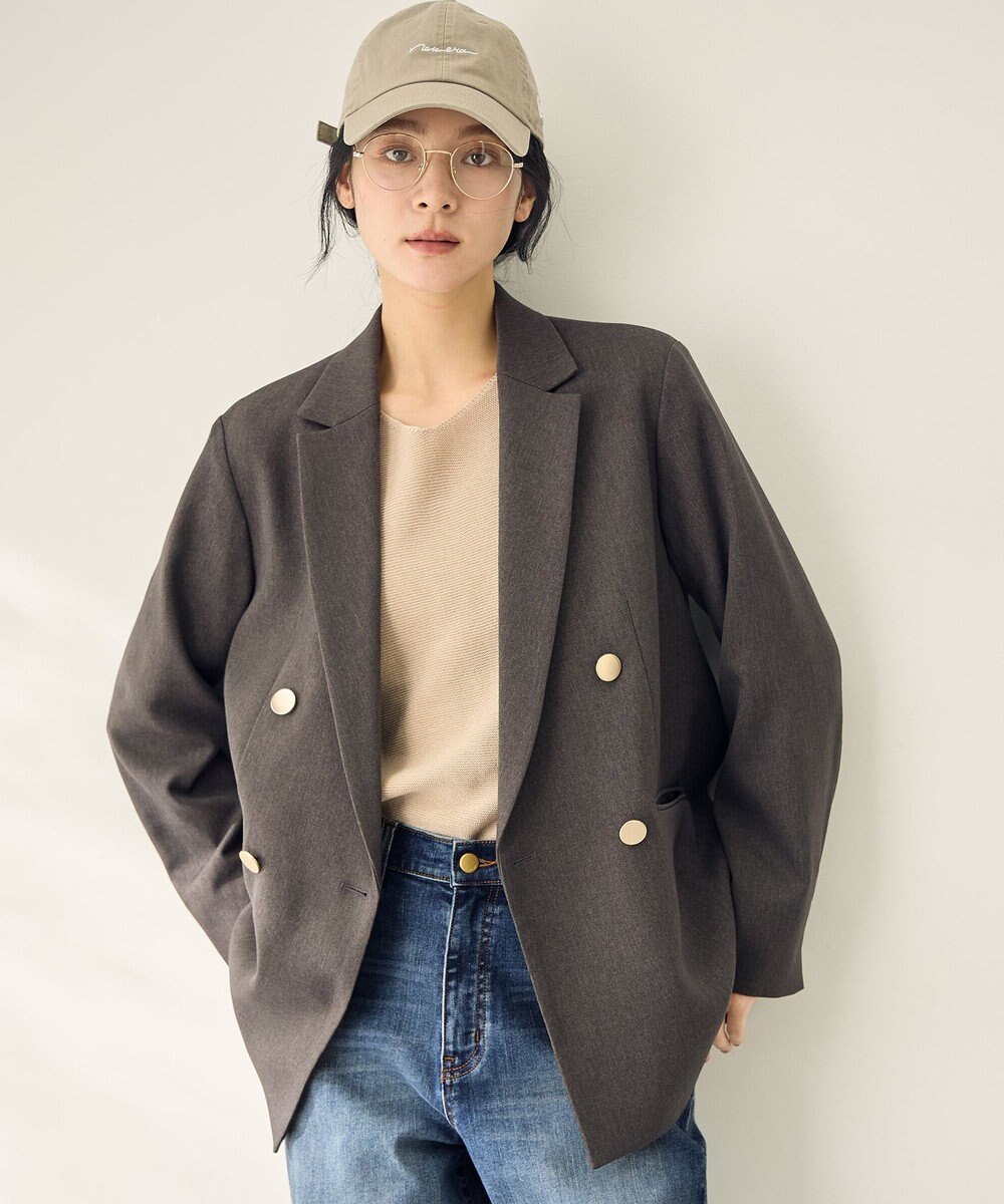 ANY L ウーリッシュＷブレストジャケット 