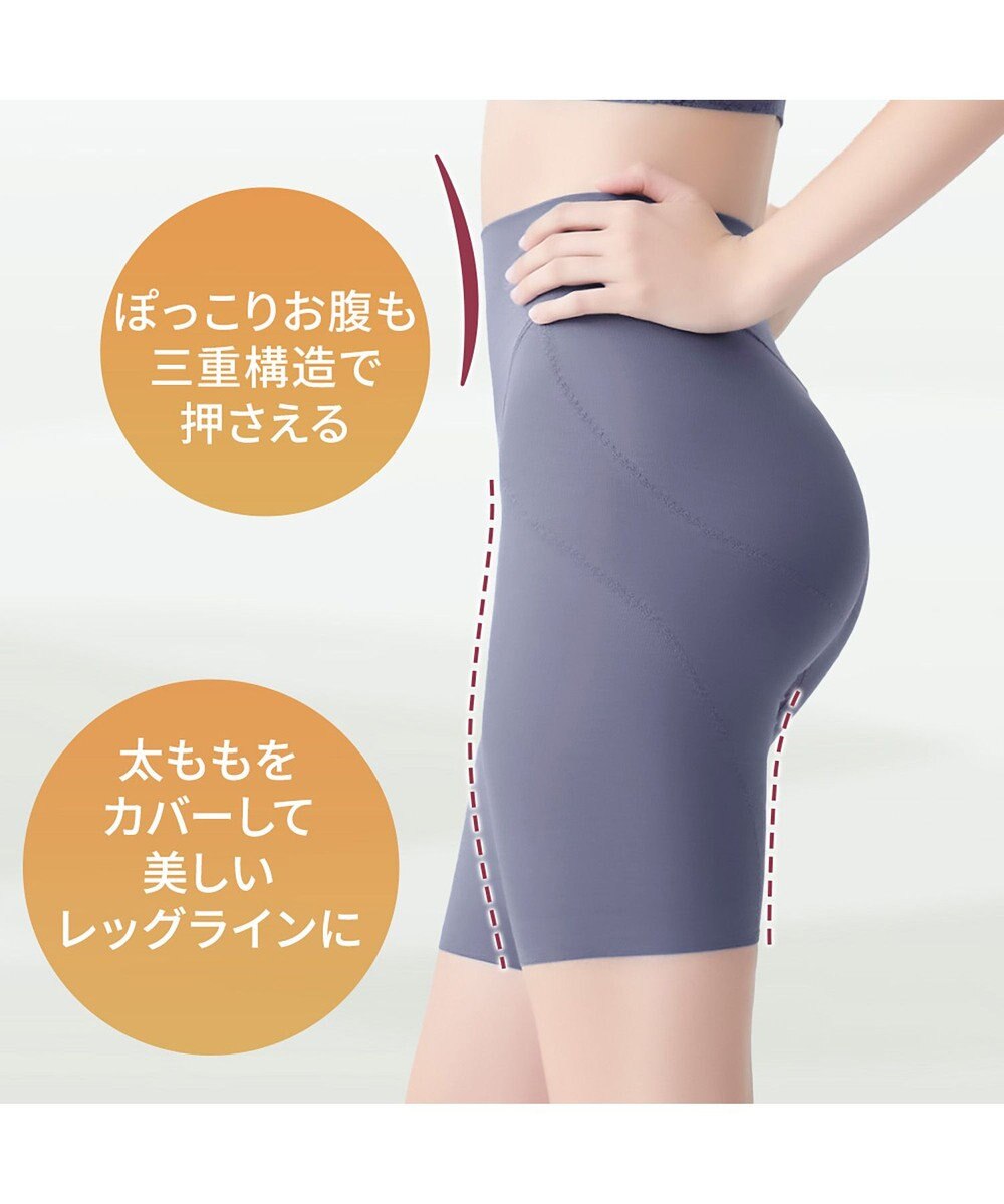 BRADELIS New York 【Yukine inc. 】ゆきねえ365綿混モアらくヒップサポートガードル23 補整下着 