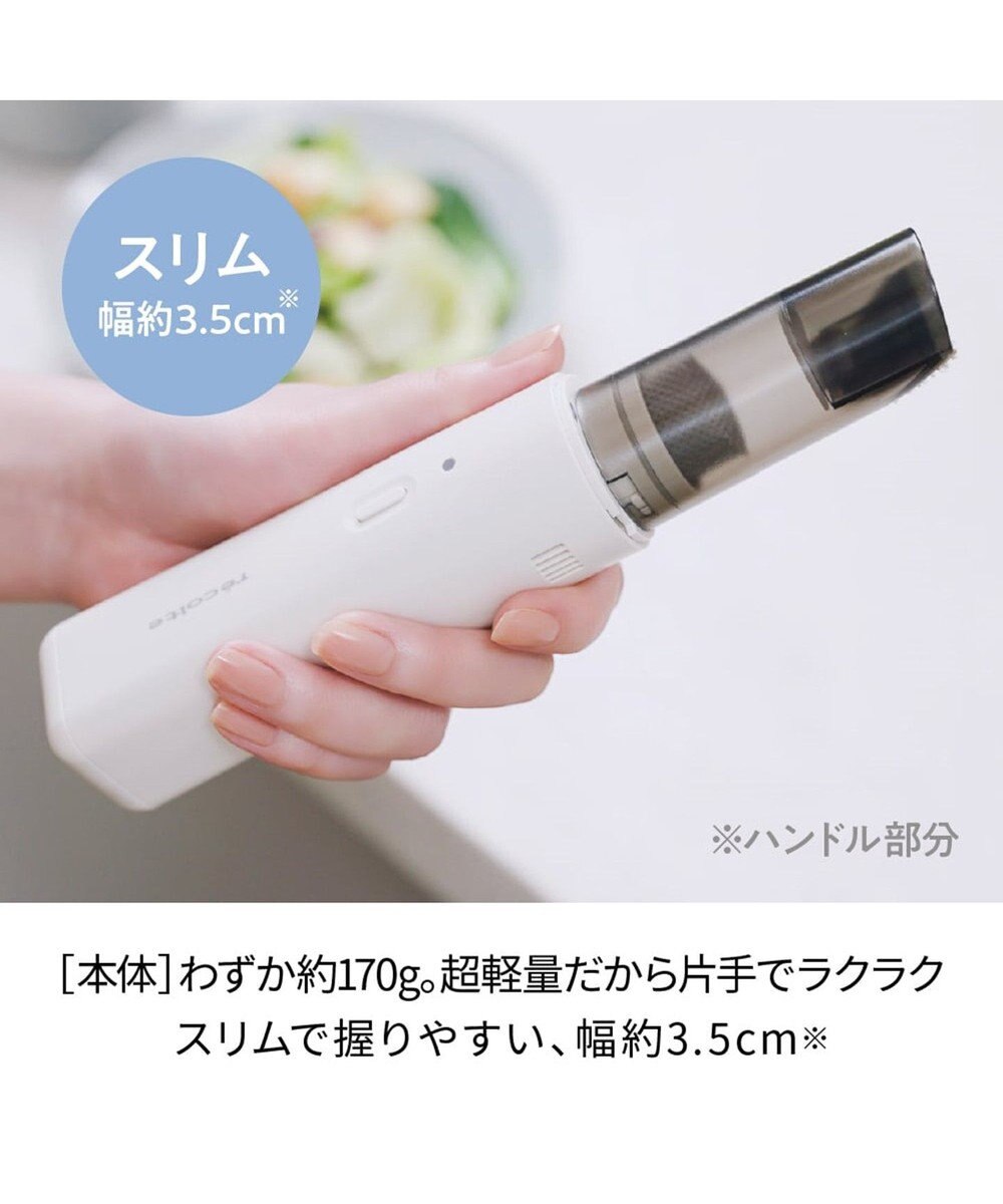 YAMATO テーブル＆キッチン 【レコルト】コードレススポットクリーナー  ナチュラルホワイト  RSC-4(W)　 