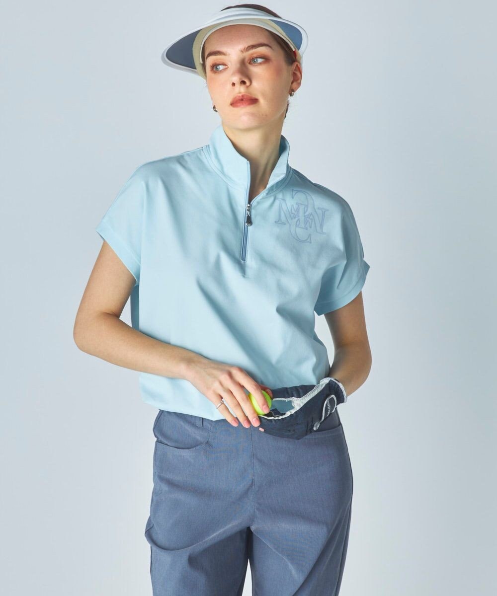 FILA GOLF／marie claire 【Marie claire sports】ハーフジップ半袖シャツ 