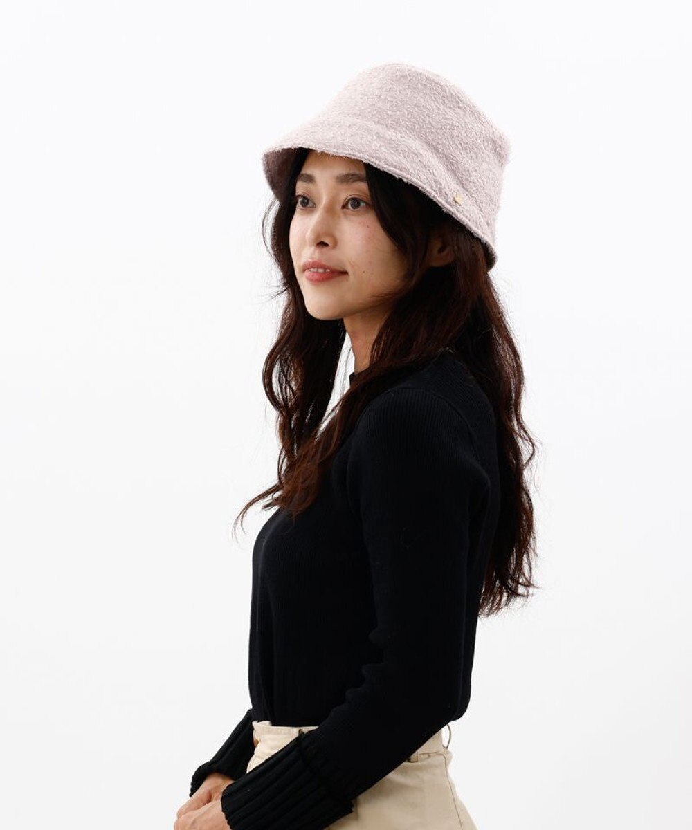 AURORA 【 LANVIN en Bleu （ランバン オン ブルー）】フィルムジャガード横ハギバケットハット 