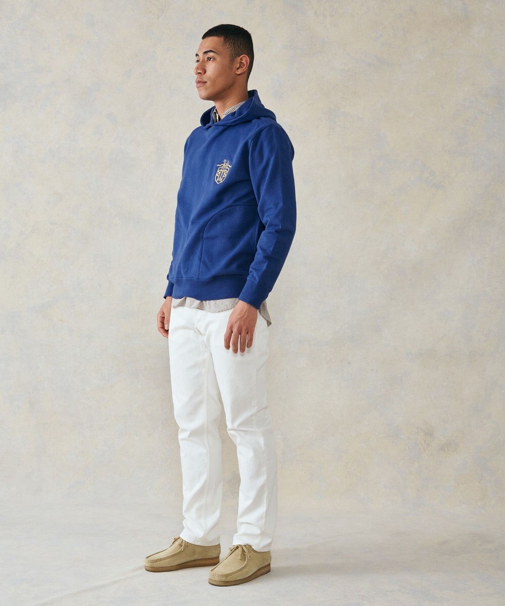 J.PRESS MEN インレージャージ クレスト刺繍パーカー 