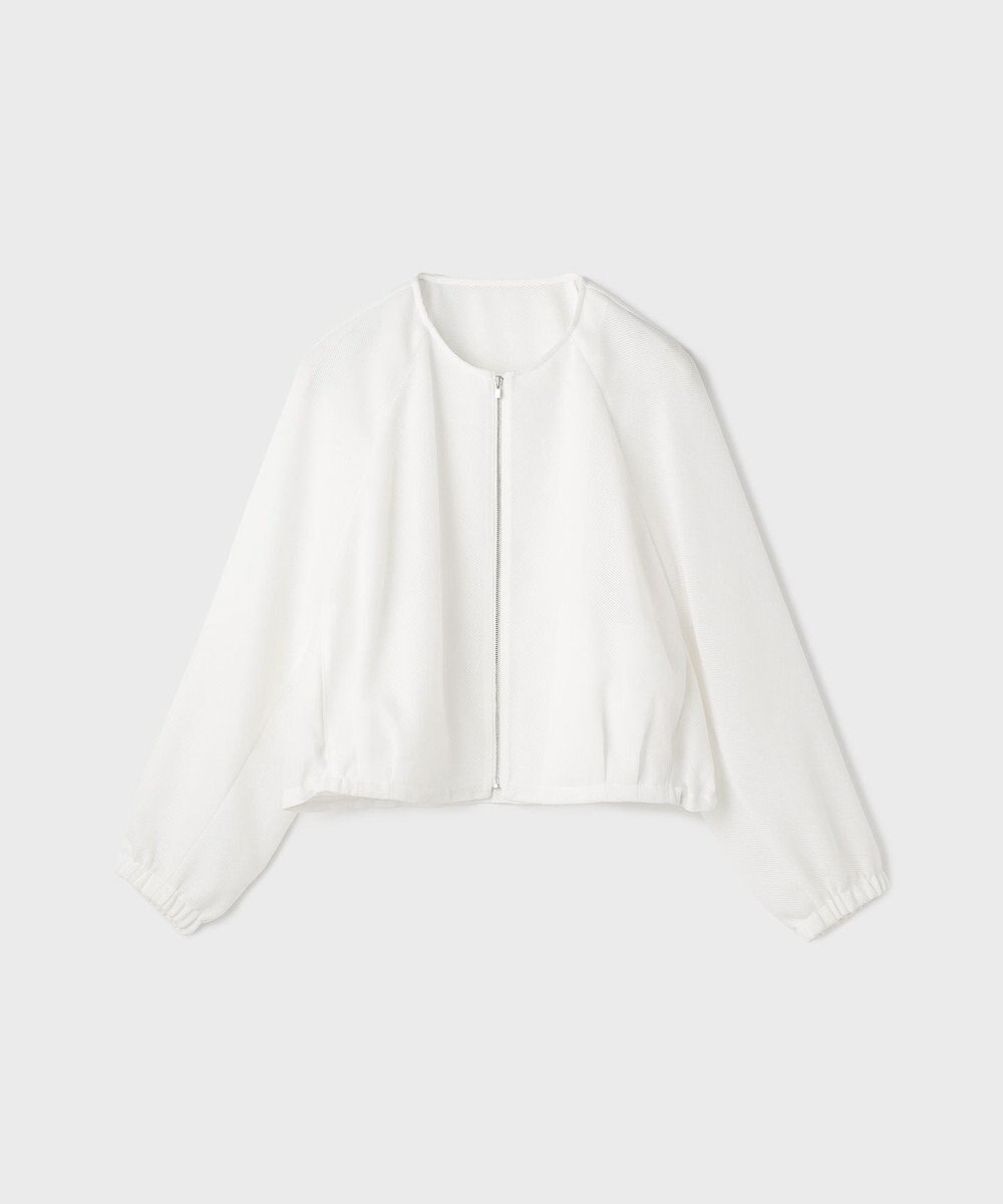 GRACE CONTINENTAL ノーカラーカラミブルゾン 