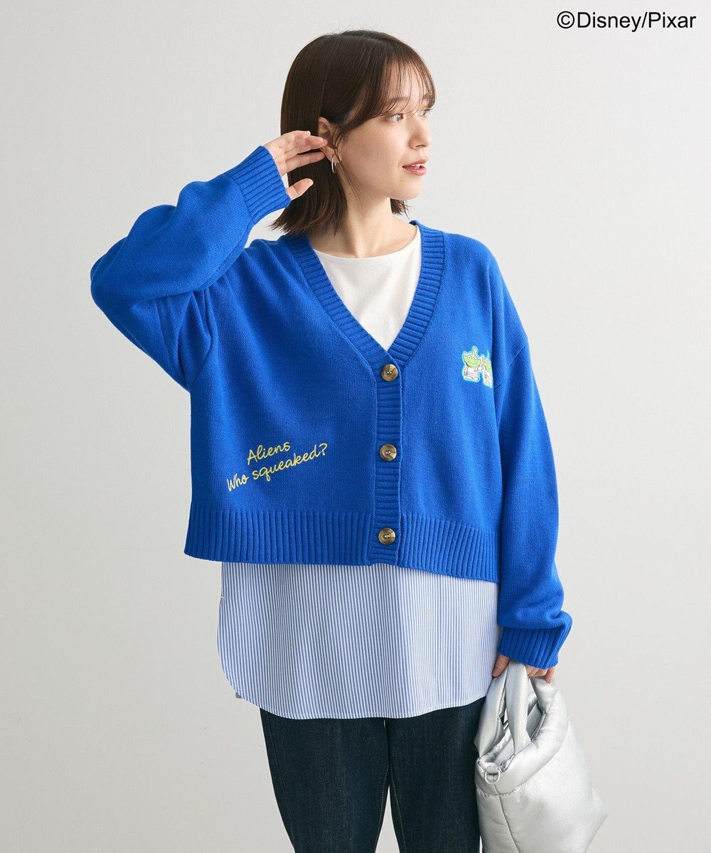 Green Parks トイストーリー／ワッペンショート丈カーディガン 