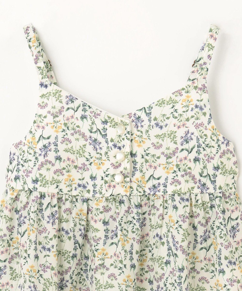 ANY KIDS フラワープリント キャミ ワンピース 