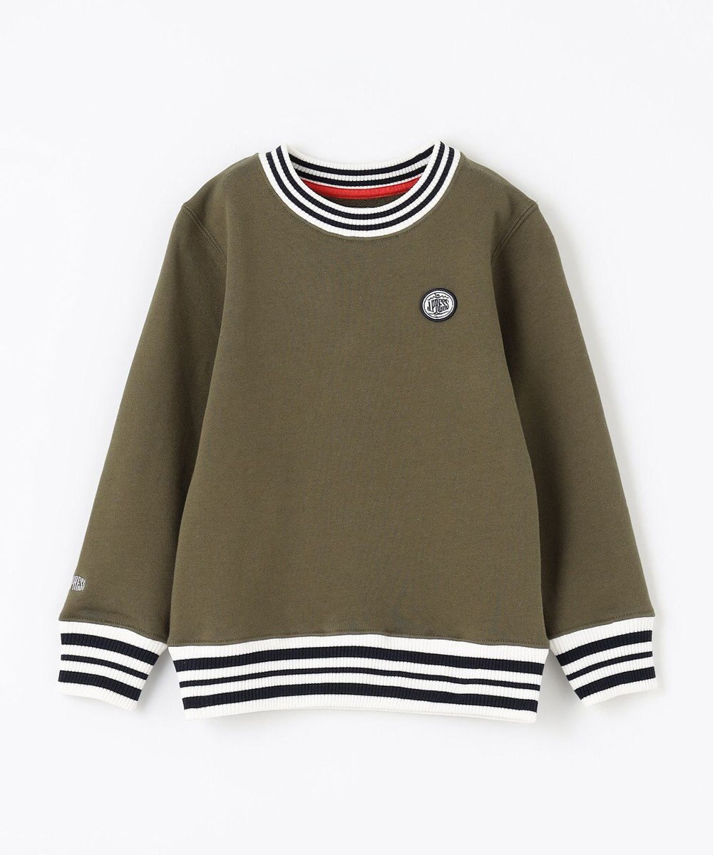 J.PRESS KIDS 【110-130cm】BICOLOR LINE COMBI トレーナー 