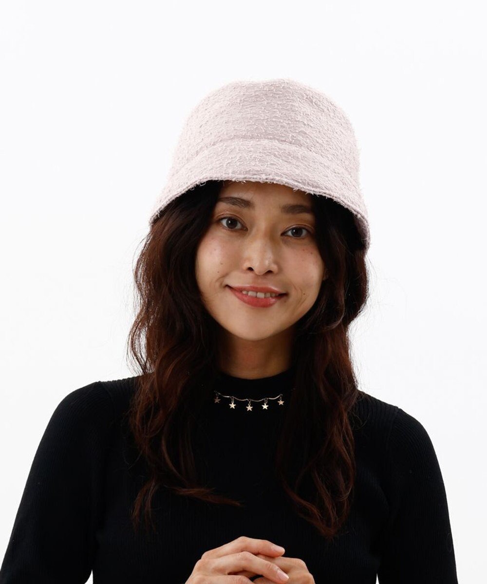 AURORA 【 LANVIN en Bleu （ランバン オン ブルー）】フィルムジャガード横ハギバケットハット 