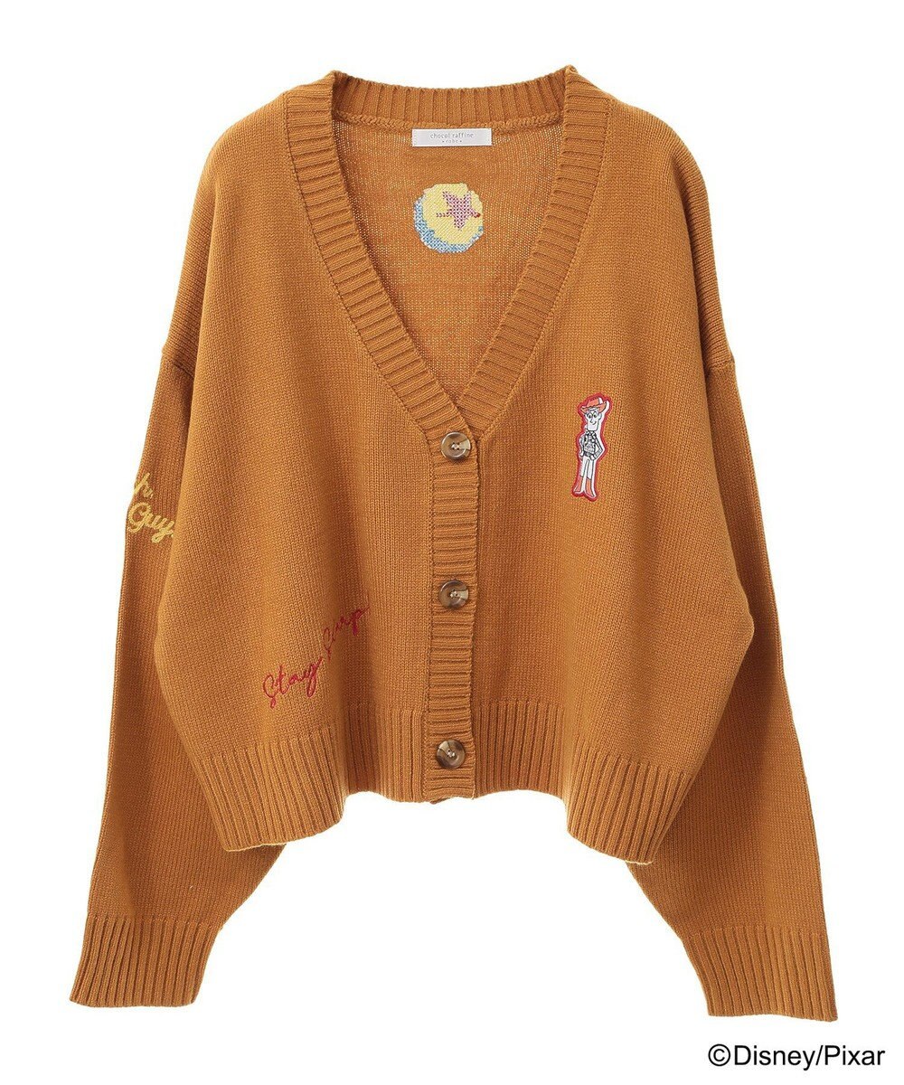 Green Parks トイストーリー／ワッペンショート丈カーディガン 