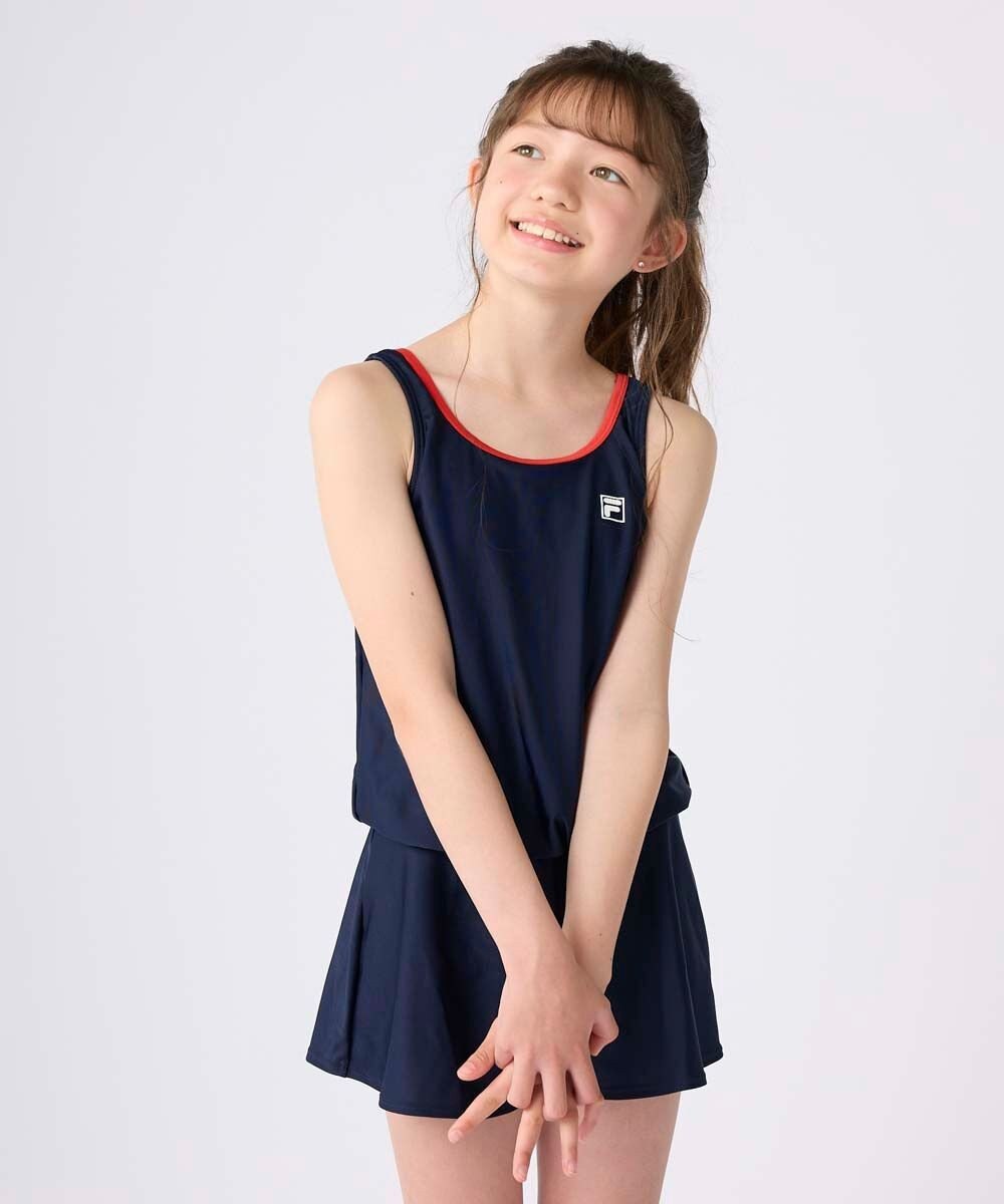 OP／FILA 【FILA】キュロットワンピース スクール水着 