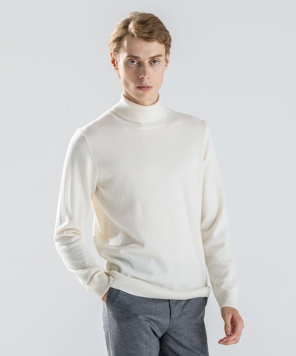 JOSEPH HOMME ピュアカシミヤ　タートルネックニット 