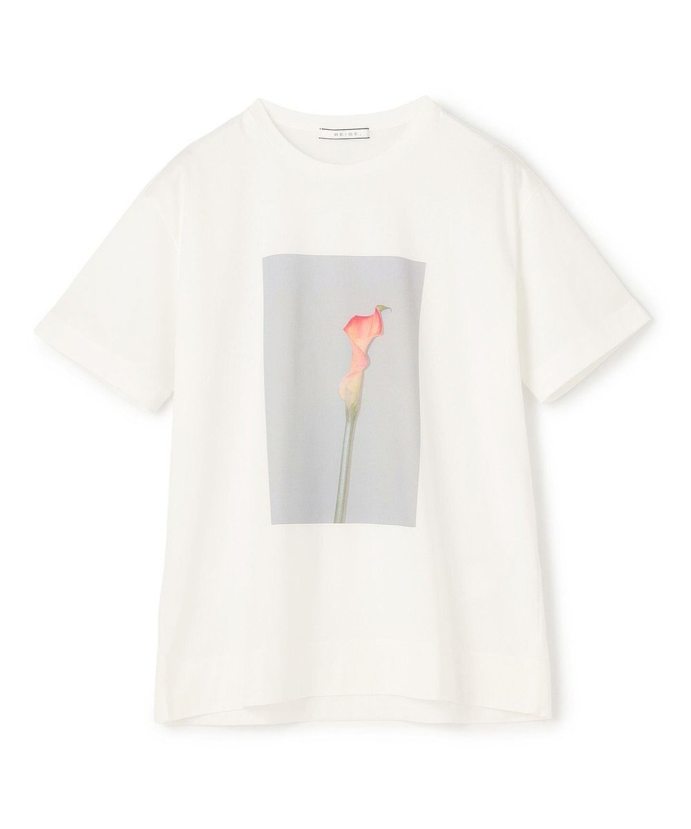 BEIGE， 【洗える・クロワッサン 掲載】PENTAS / オリジナルフォトプリントＴシャツ 