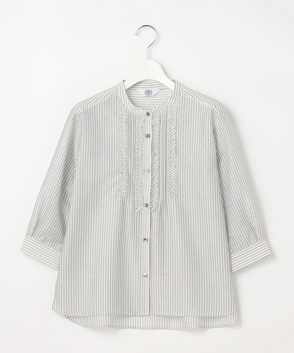 J.PRESS LADIES シアーピンストライプ カットソー 