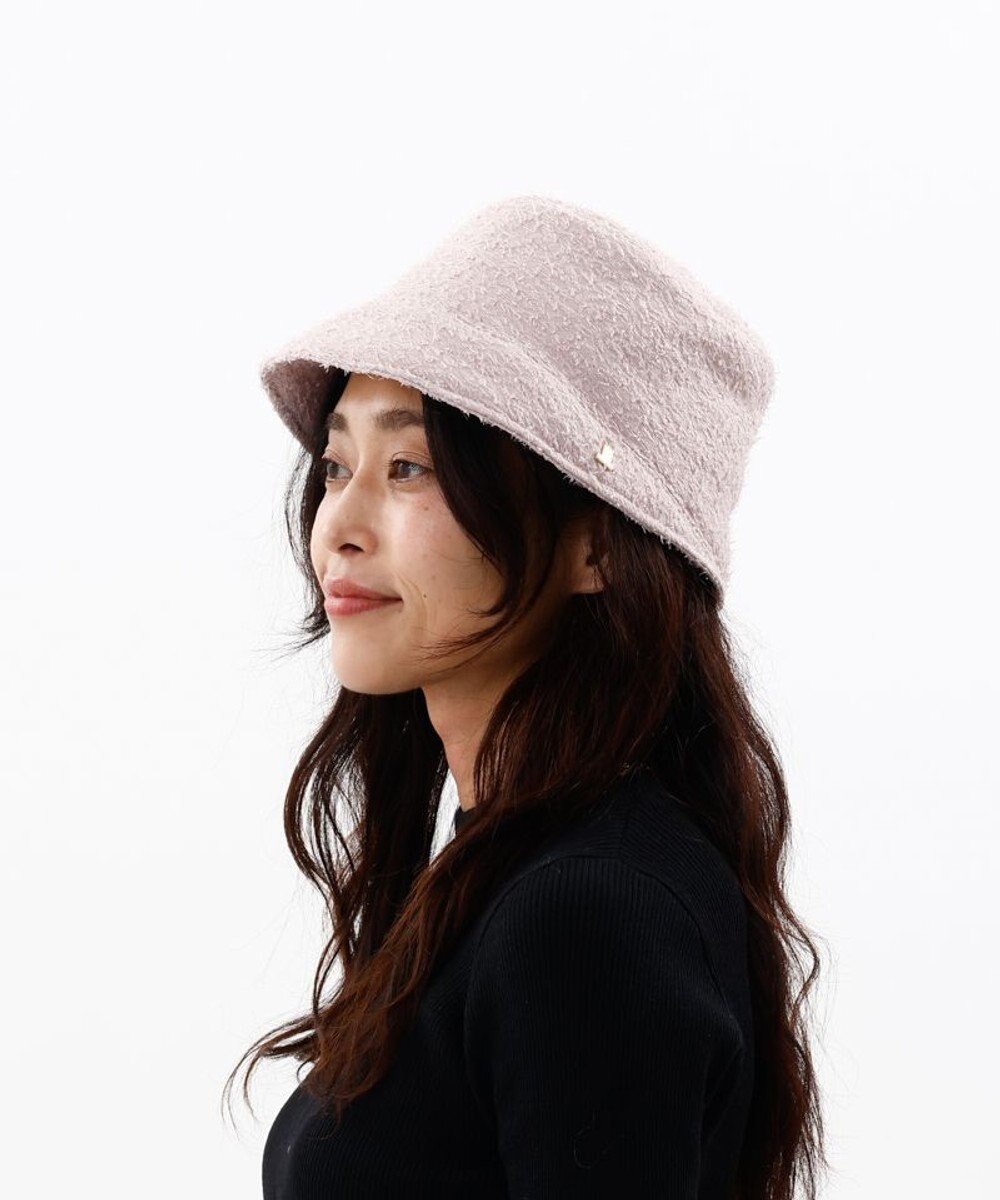 AURORA 【 LANVIN en Bleu （ランバン オン ブルー）】フィルムジャガード横ハギバケットハット 