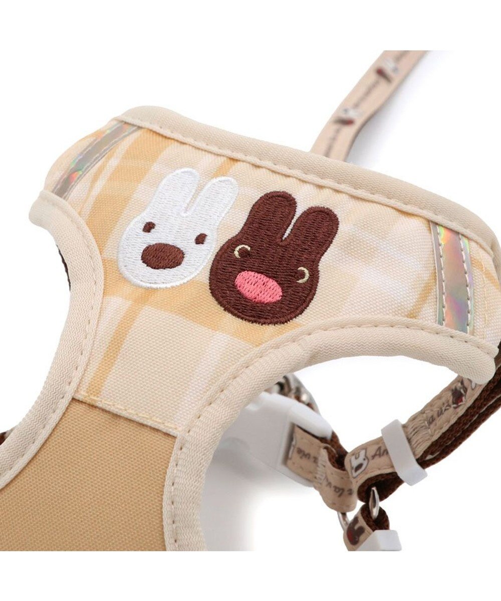 PET PARADISE リサとガスパール  ハーネス&リード ナチュラル Ｌ 大型犬 