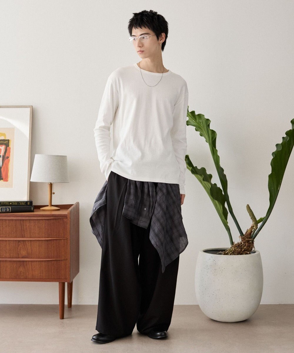 WEGO タイトフィットリブT（長袖） 