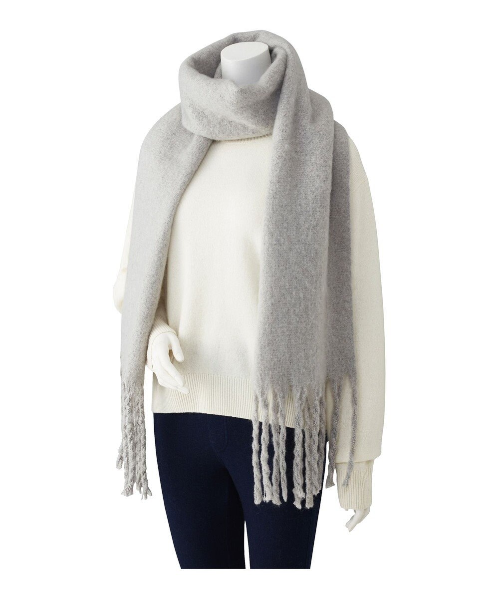 MOONBAT 【洗える】estaa ボリュームマフラー 