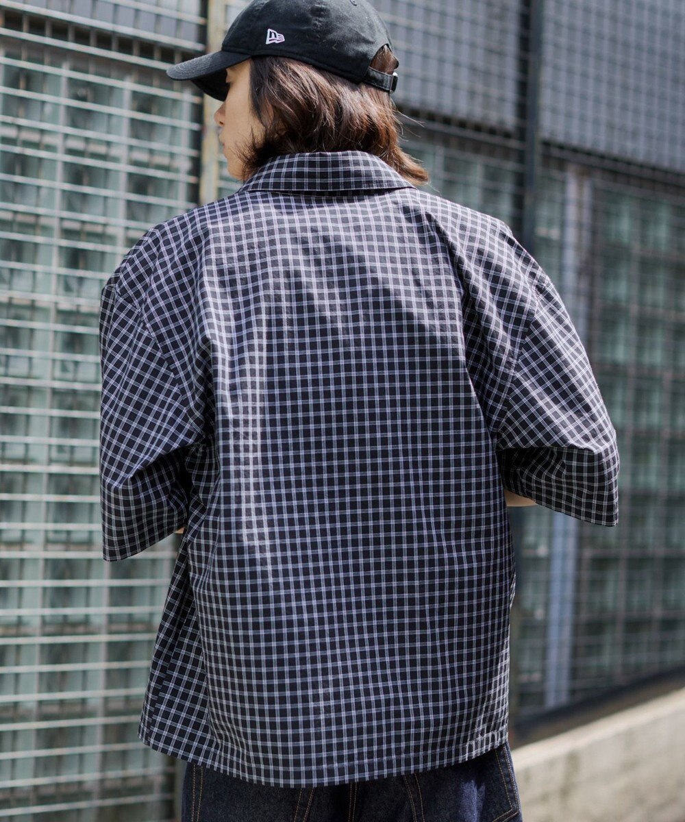WEGO 【ユニセックス着用ITEM/MLサイズ展開】ミニチェックシャツ（SS） 