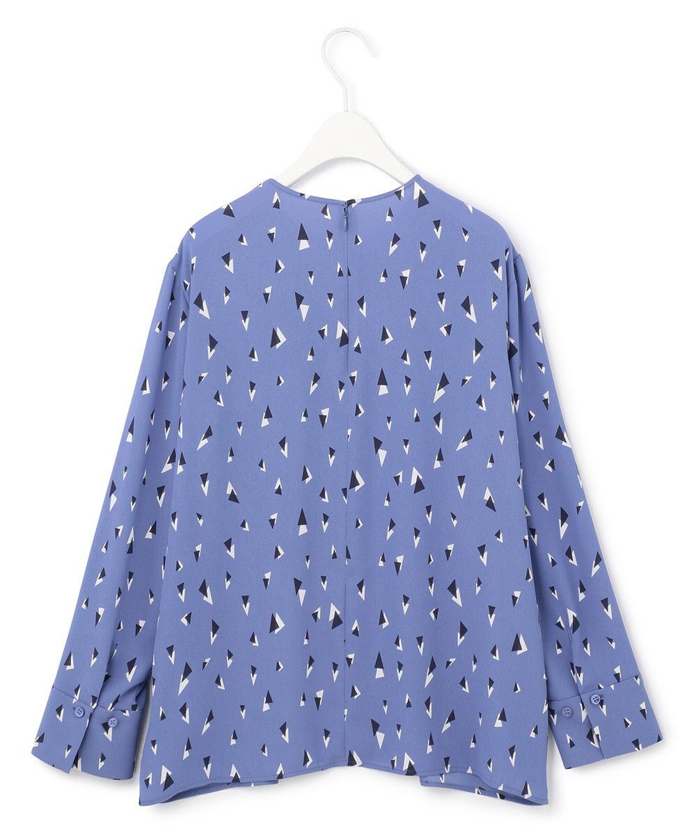 ICB 【UVケア・速乾】Back Satin Amunzen クルーネックブラウス 