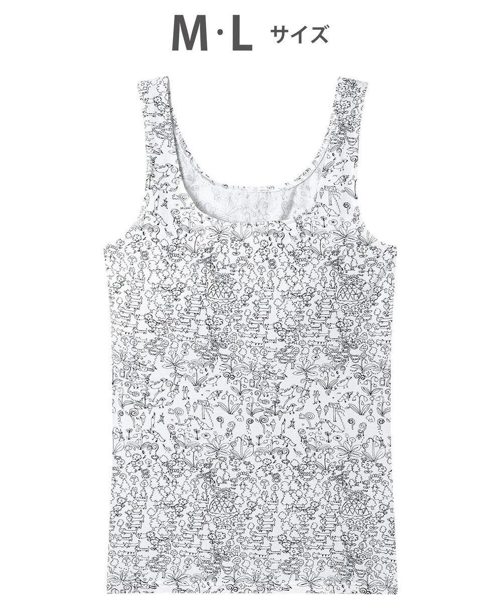 tsumori chisato SLEEP ツモリチサト インナー ノースリーブ タンクトップ ベア天竺素材(身生地) パッド付 レディース UCX410 /ワコール 