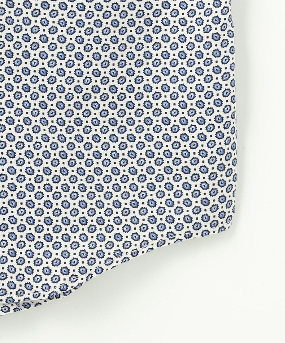 JOSEPH ABBOUD 【キングサイズ・エコ素材】 ヘキサゴンジオメトリックパターン シャツ 