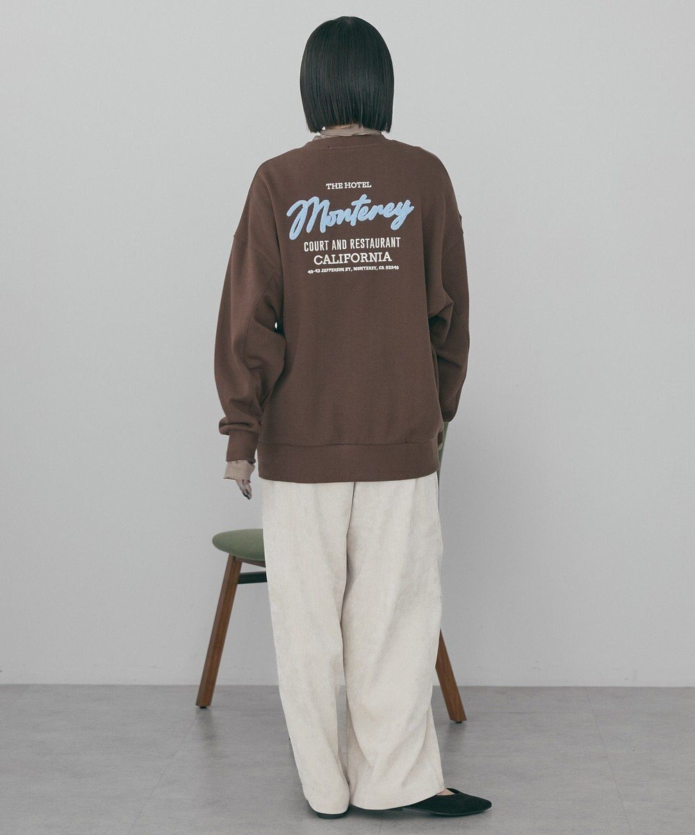 AMERICAN HOLIC サガラ刺繍裏毛プルオーバー 