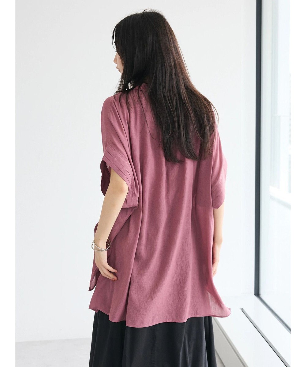 CRAFT STANDARD BOUTIQUE ヴィンテージボイルミルフィーユ襟付きシャツチュニック 