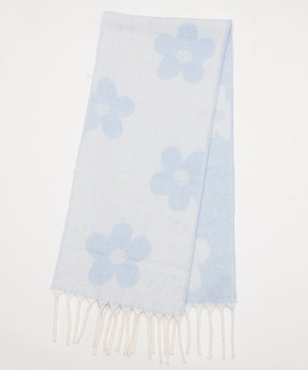 WEGO 【マフラー/ユニセックス着用】ワイドフリンジストール 