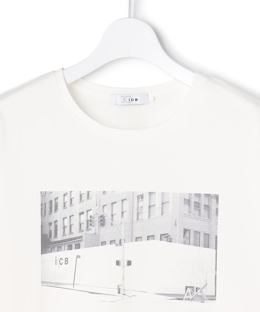 ICB 【30th ANNIVERSARY】New Yorkフォトプリント ロングスリーブTシャツ 