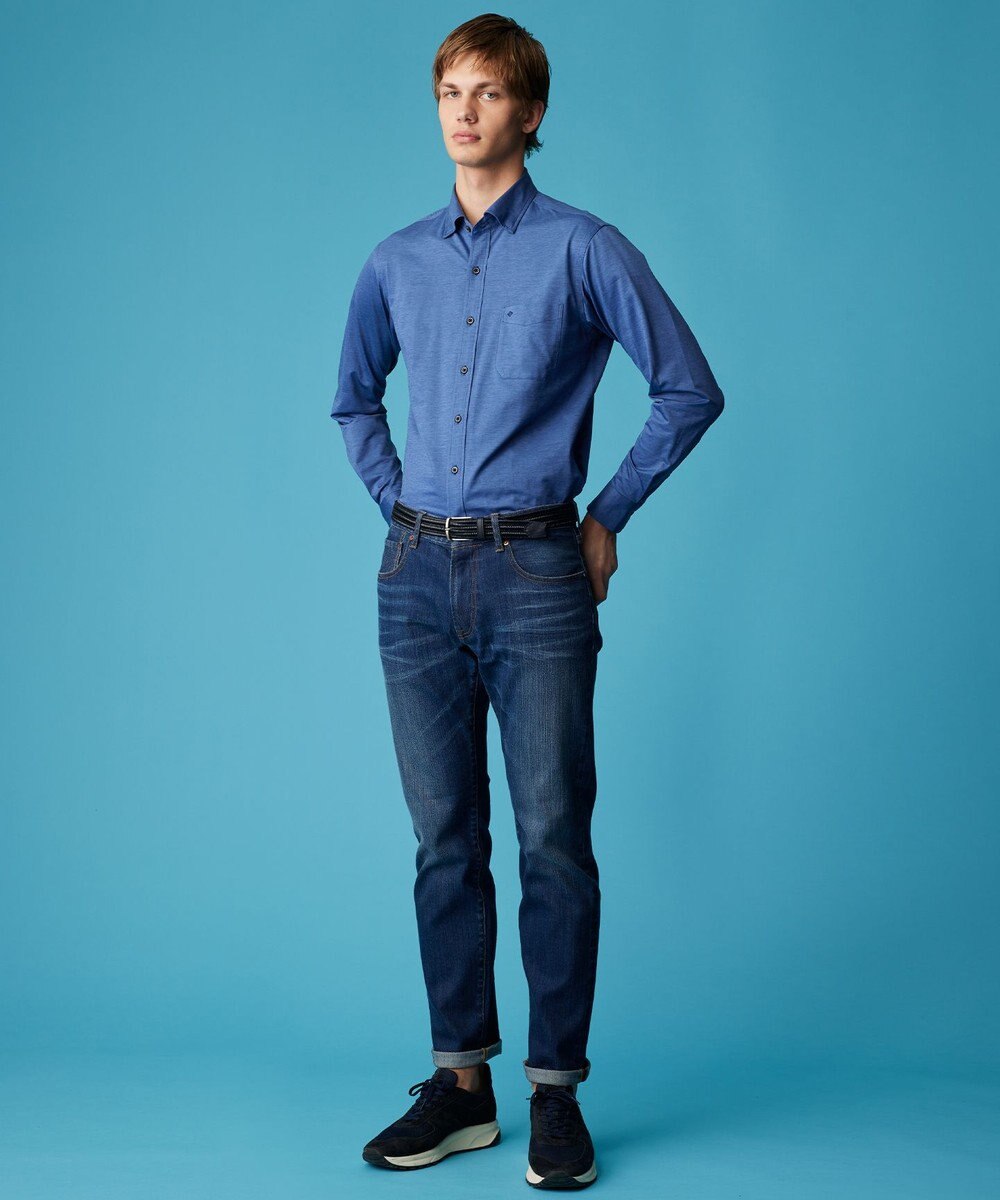 JOSEPH ABBOUD 【キングサイズ・ストレッチ・洗える】コンパクトジャージーシャンブレー 