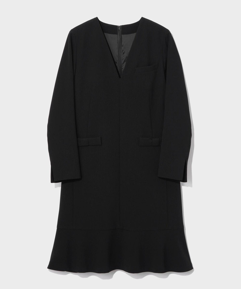 GRACE CONTINENTAL ダブルクロスドレス 