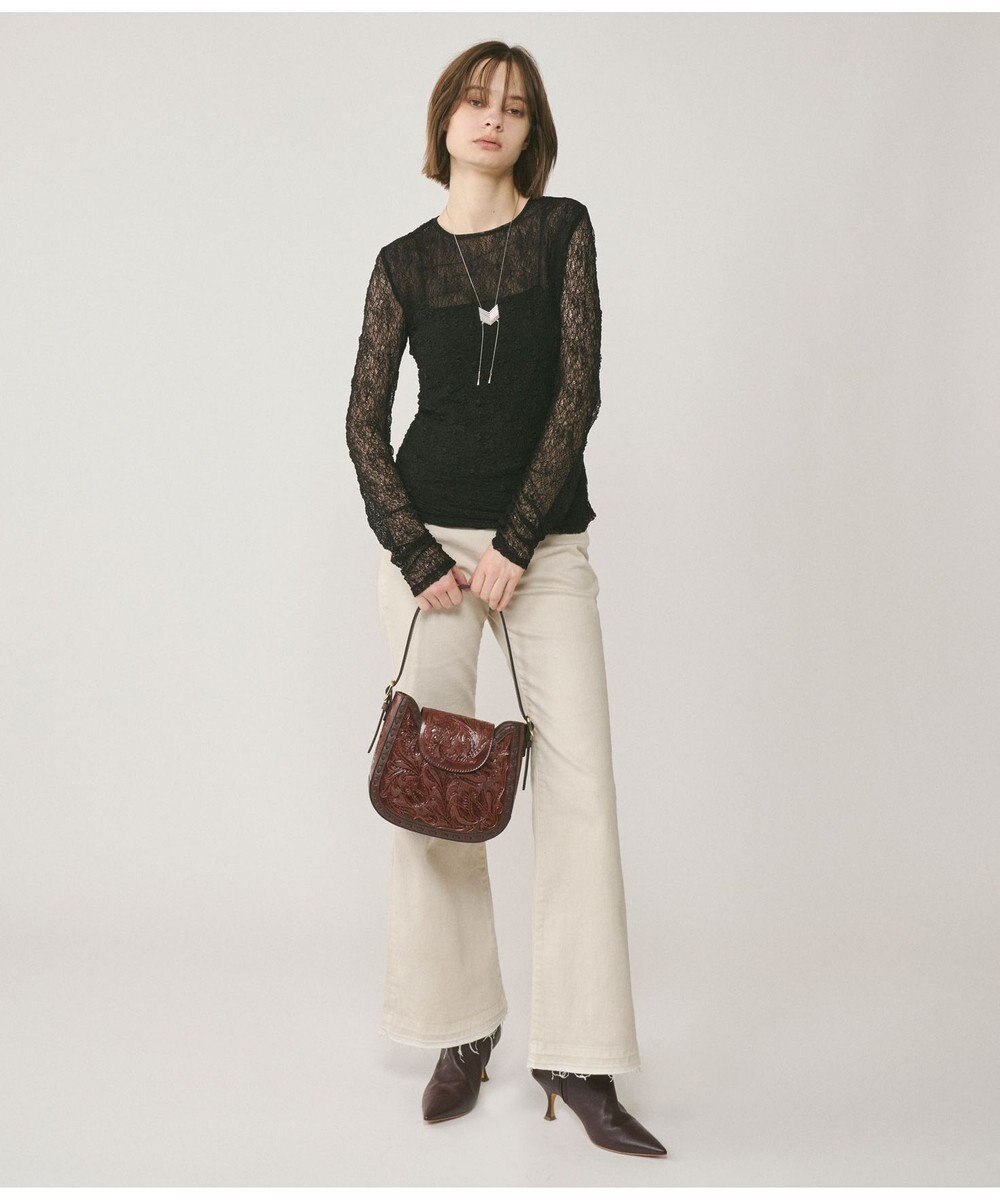 GRACE CONTINENTAL フレアデニムパンツ 