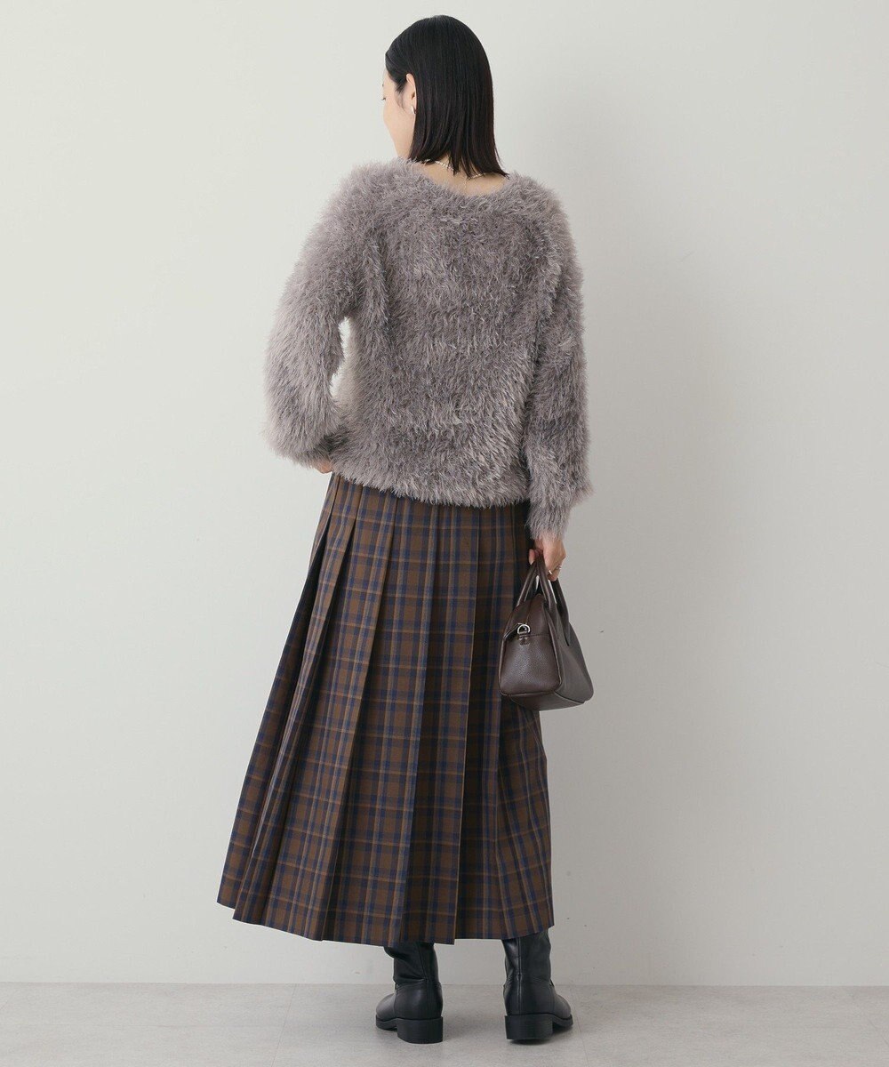 AMERICAN HOLIC Vネックシャギーニットプルオーバー 