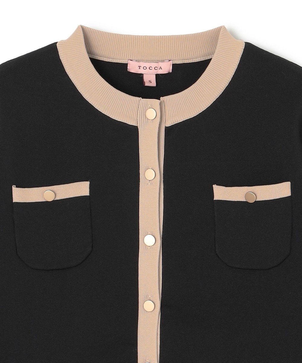 TOCCA 【洗える】GOOD MAGIC ニットジャケット風カーディガン 