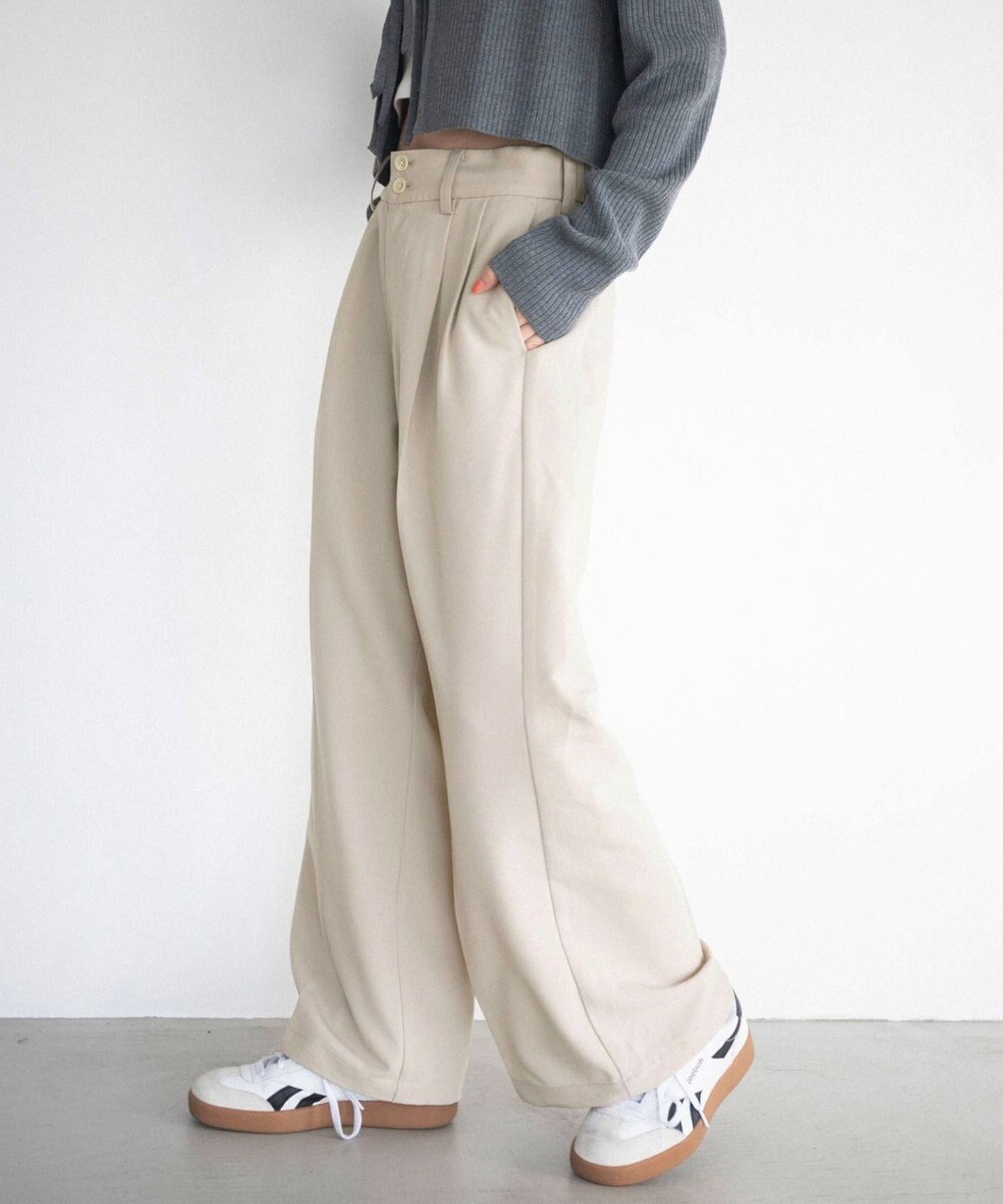 WEGO 【ユニセックス着用ITEM/SMLサイズ展開】バギースラックス 