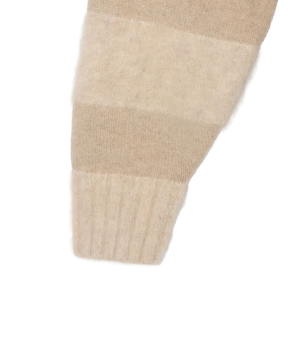 JOSEPH ブラッシュドストライプカーディガン 