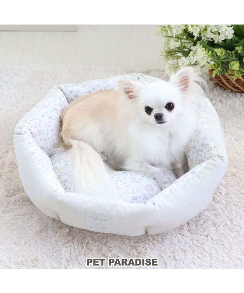 犬 ベッド おしゃれ カドラーベッド （45×14cm） 花柄 犬 猫 ペットベット ハウス 小型犬 介護 ふわふわ クッション / PET  PARADISE  ファッション通販 公式通販オンワード・クローゼット