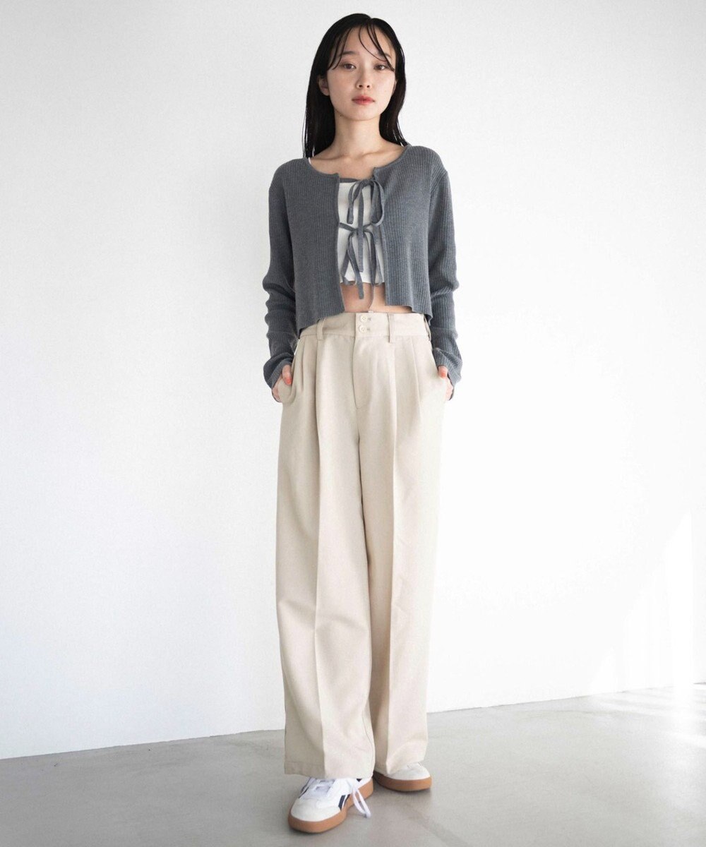 WEGO 【ユニセックス着用ITEM/SMLサイズ展開】バギースラックス 