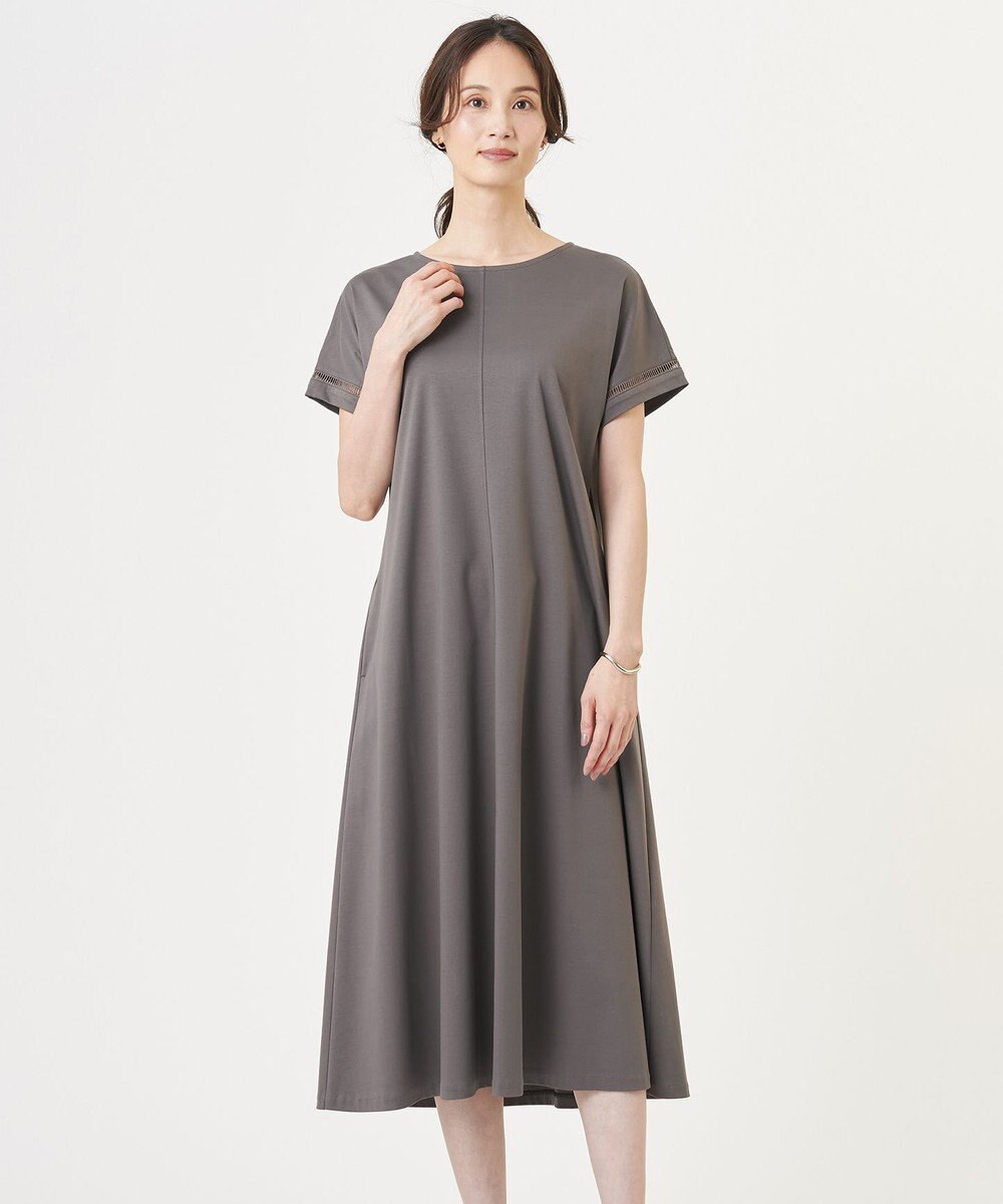 J.PRESS LADIES S コットンスムース ワンピース 
