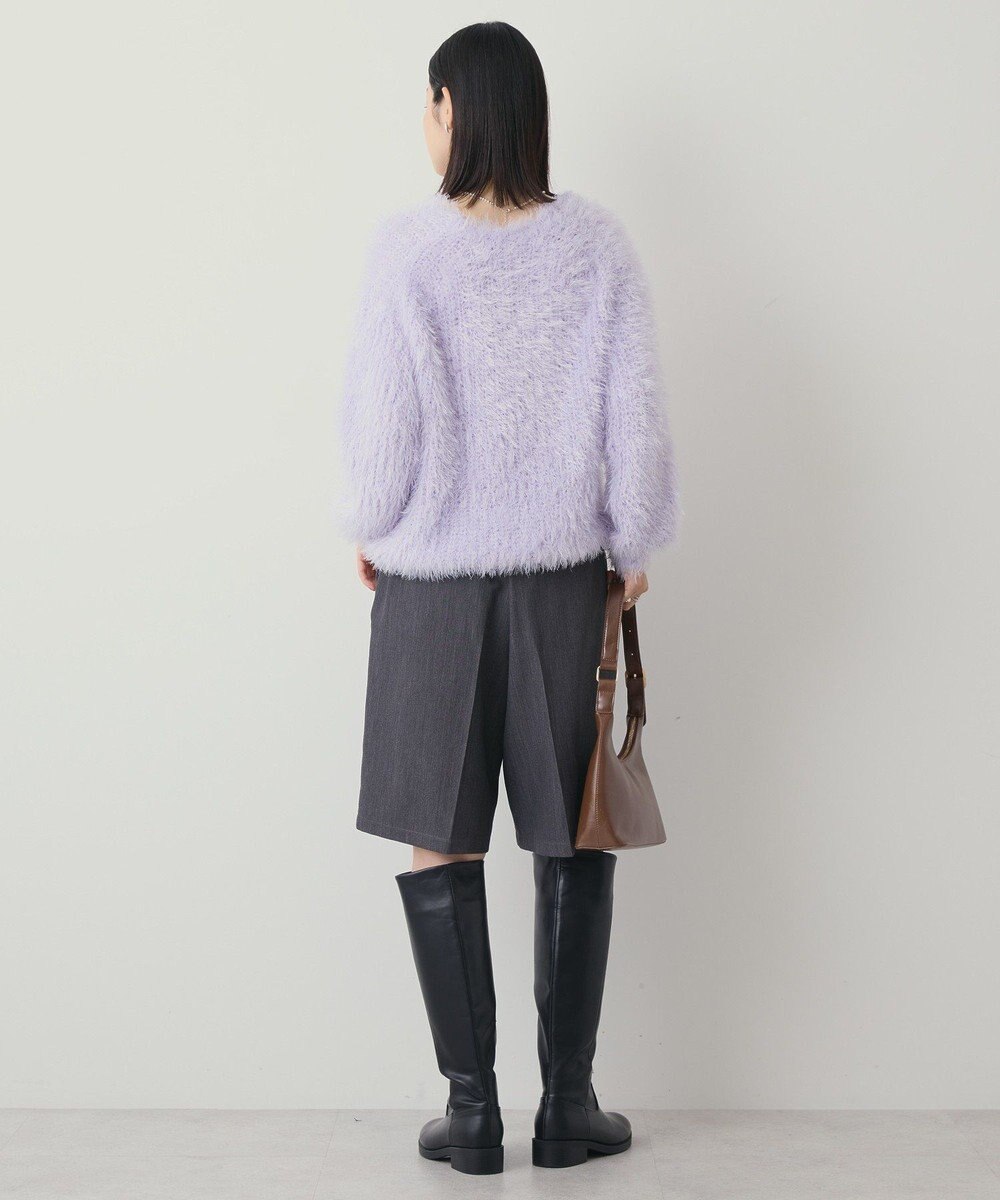 AMERICAN HOLIC Vネックシャギーニットプルオーバー 