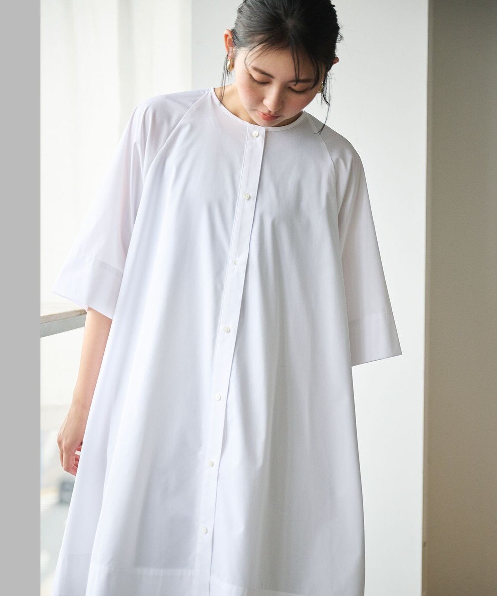 #Newans Aラインロングチュニック 