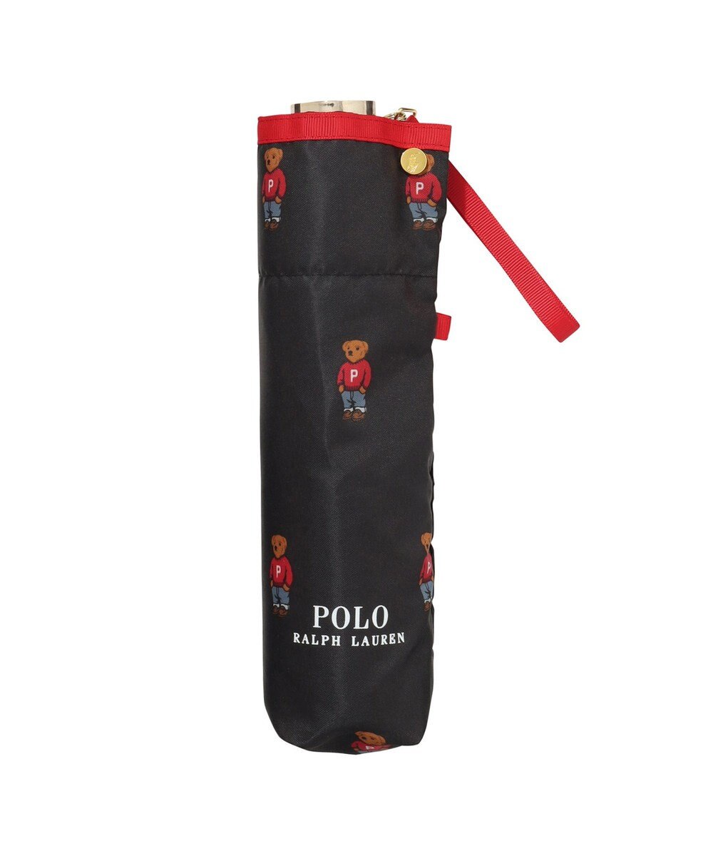 MOONBAT POLO RALPH LAUREN 折りたたみ傘 FLAG BEAR ツイル 
