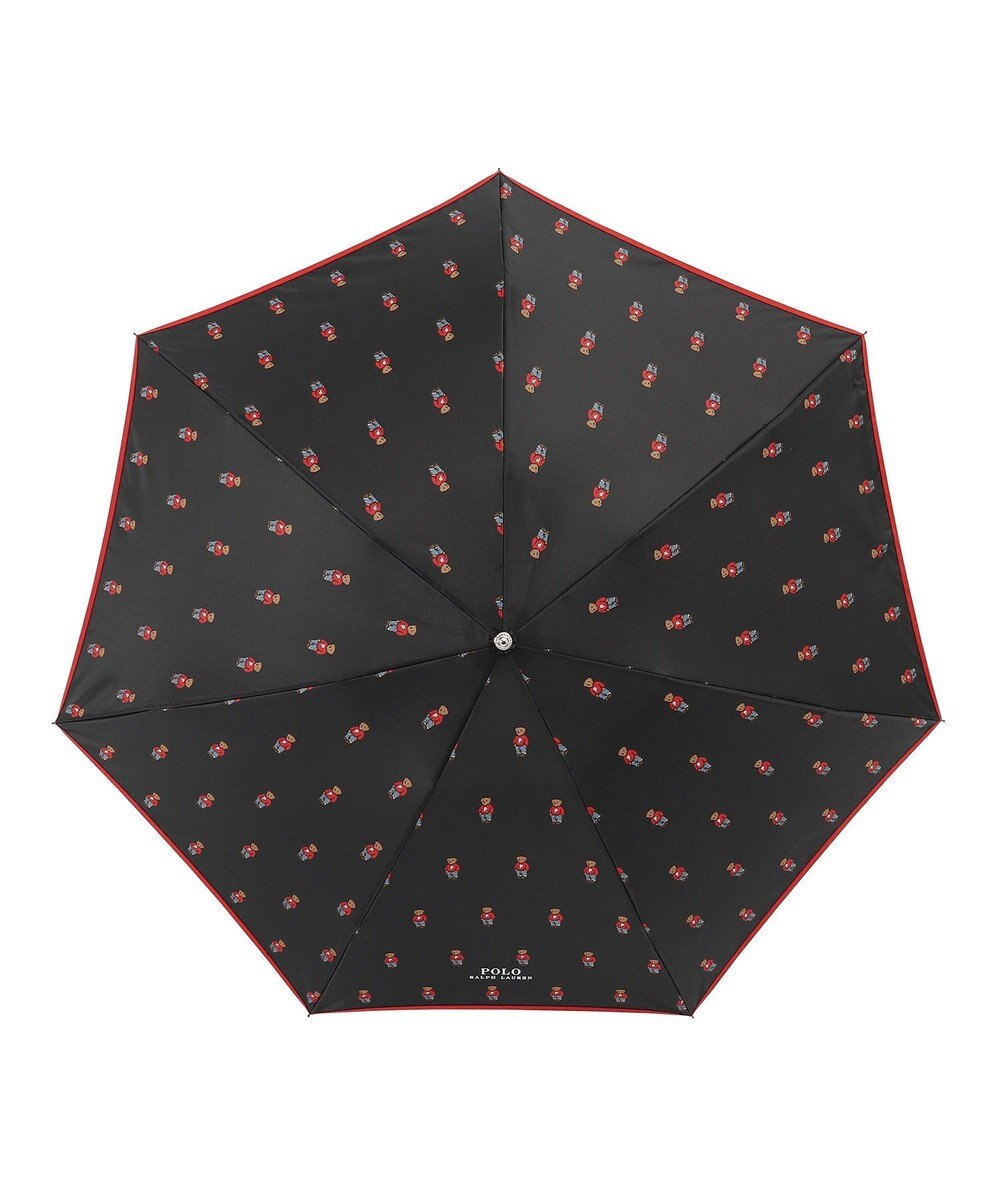 MOONBAT POLO RALPH LAUREN 折りたたみ傘 FLAG BEAR ツイル 