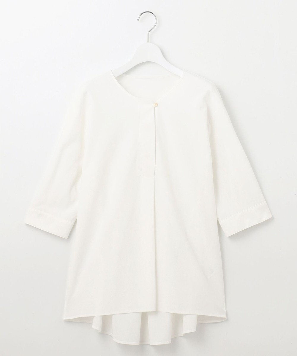 自由区 L 【カタログ掲載・洗える】リヨセルコットンツイル ブラウス 