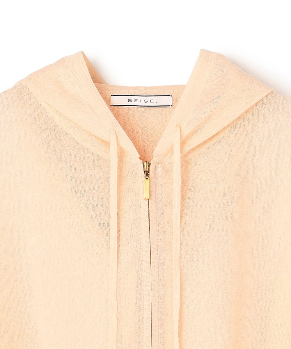 BEIGE， SIDERITE / シアージップフーディーニット 