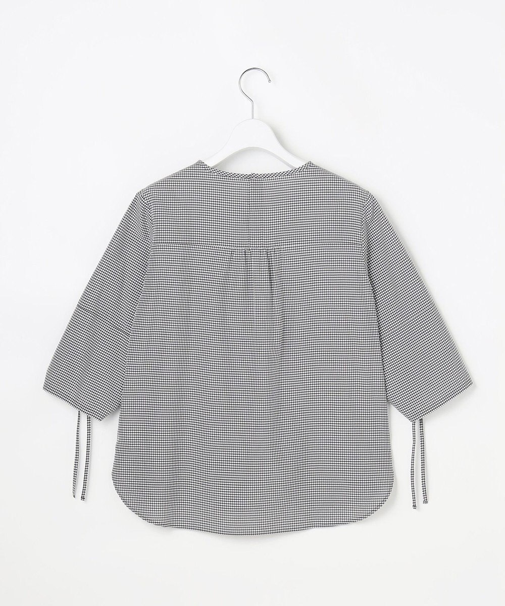 J.PRESS LADIES L 【一枚で着映え】アセVisギンガム ギンガム ブラウス 