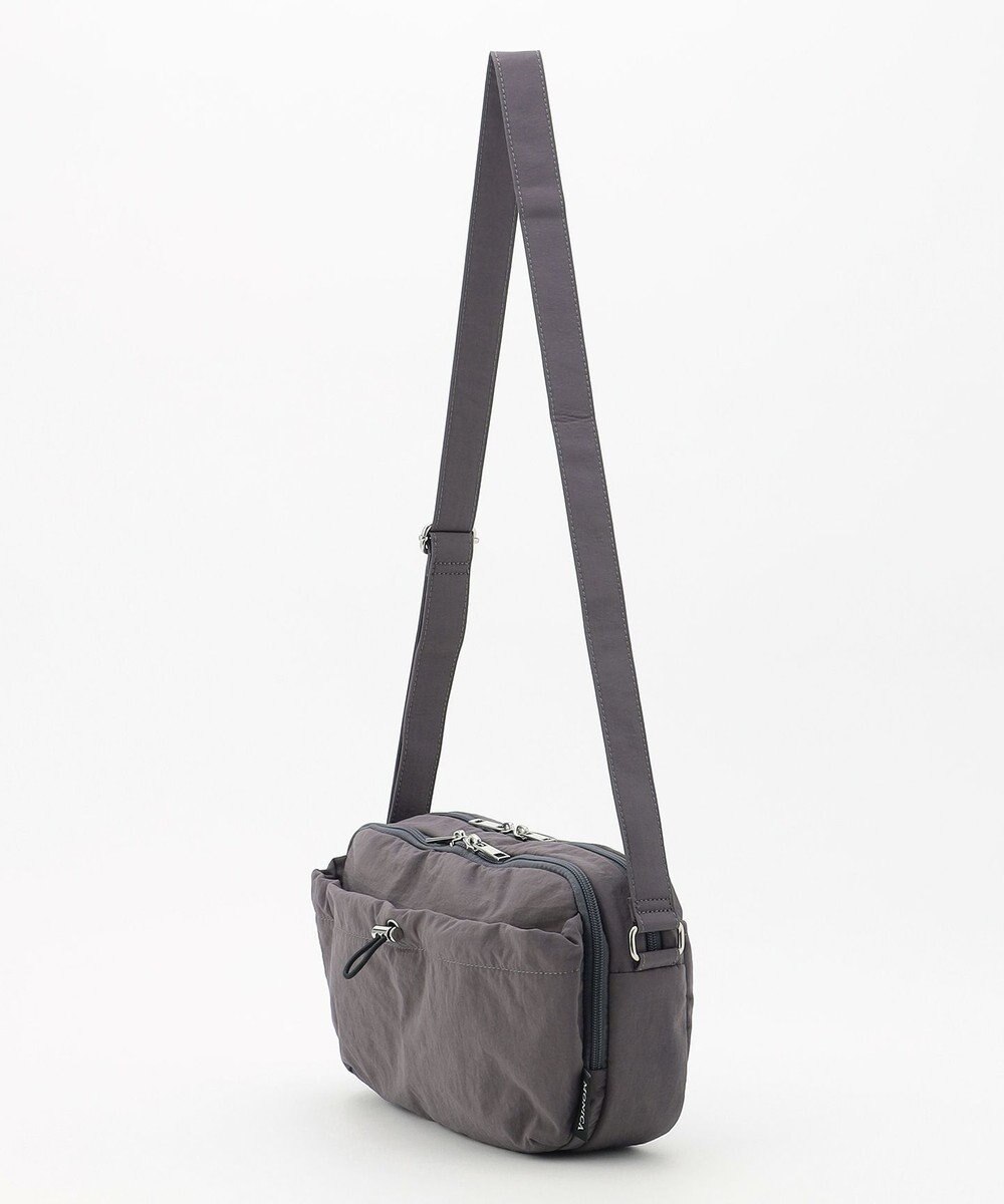 LA BAGAGERIE 【MONICA】クリンクルナイロン　ドロストショルダーバッグ 