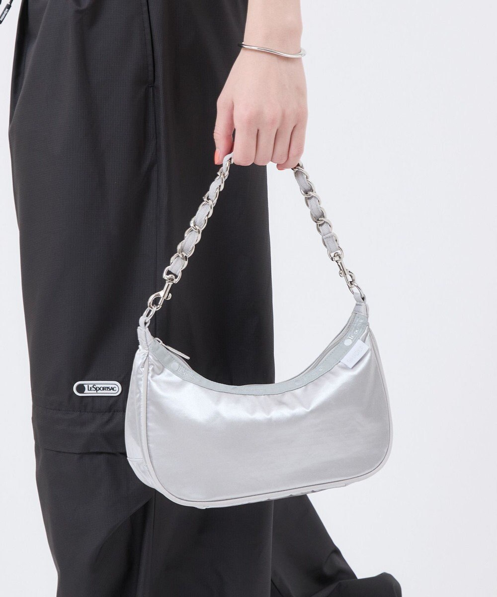 LeSportsac CHAIN SMALL CONV HOBO/シルバーシャインスナイデル 